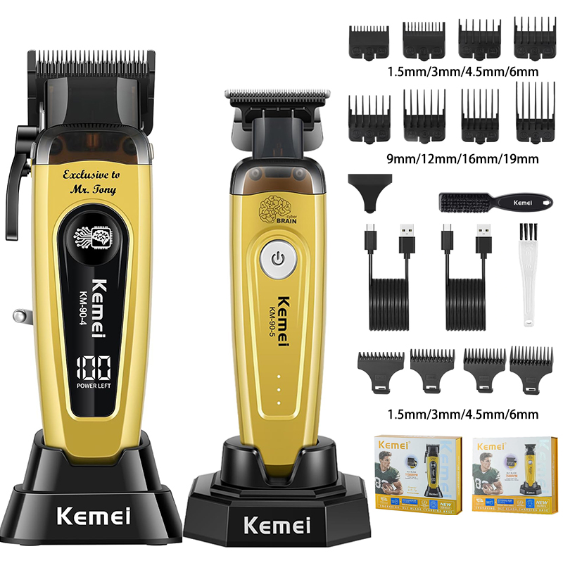 Electric Shaver Rotary - Máquina de Cortar Cabelo KEMEI para