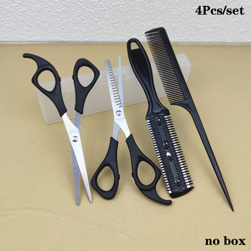 Grooming Scissors - «Conjunto de 4 tesouras de cabeleireiro,