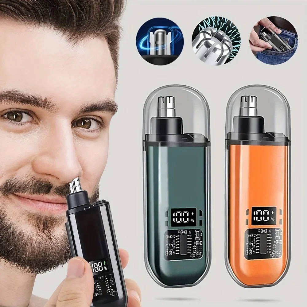Mens Grooming Travel Kit - Aparador de pelos para nariz e