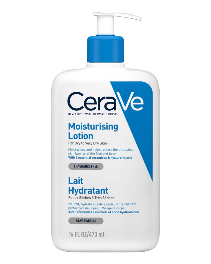 Hair Clipper - Loção hidratante CeraVe para pele seca