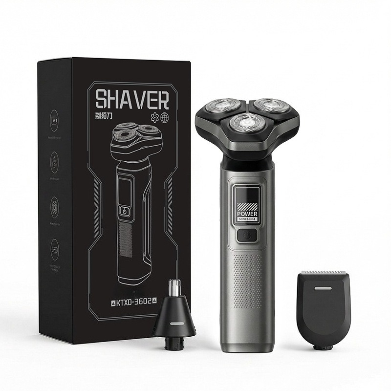 Barbeador elétrico masculino 3 - Mens Grooming Travel Kit avaliação e preço