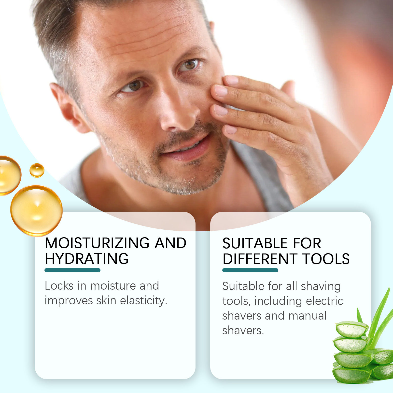 Mousse de Barba de Aloe de 50m - Shaving Cream avaliação e preço