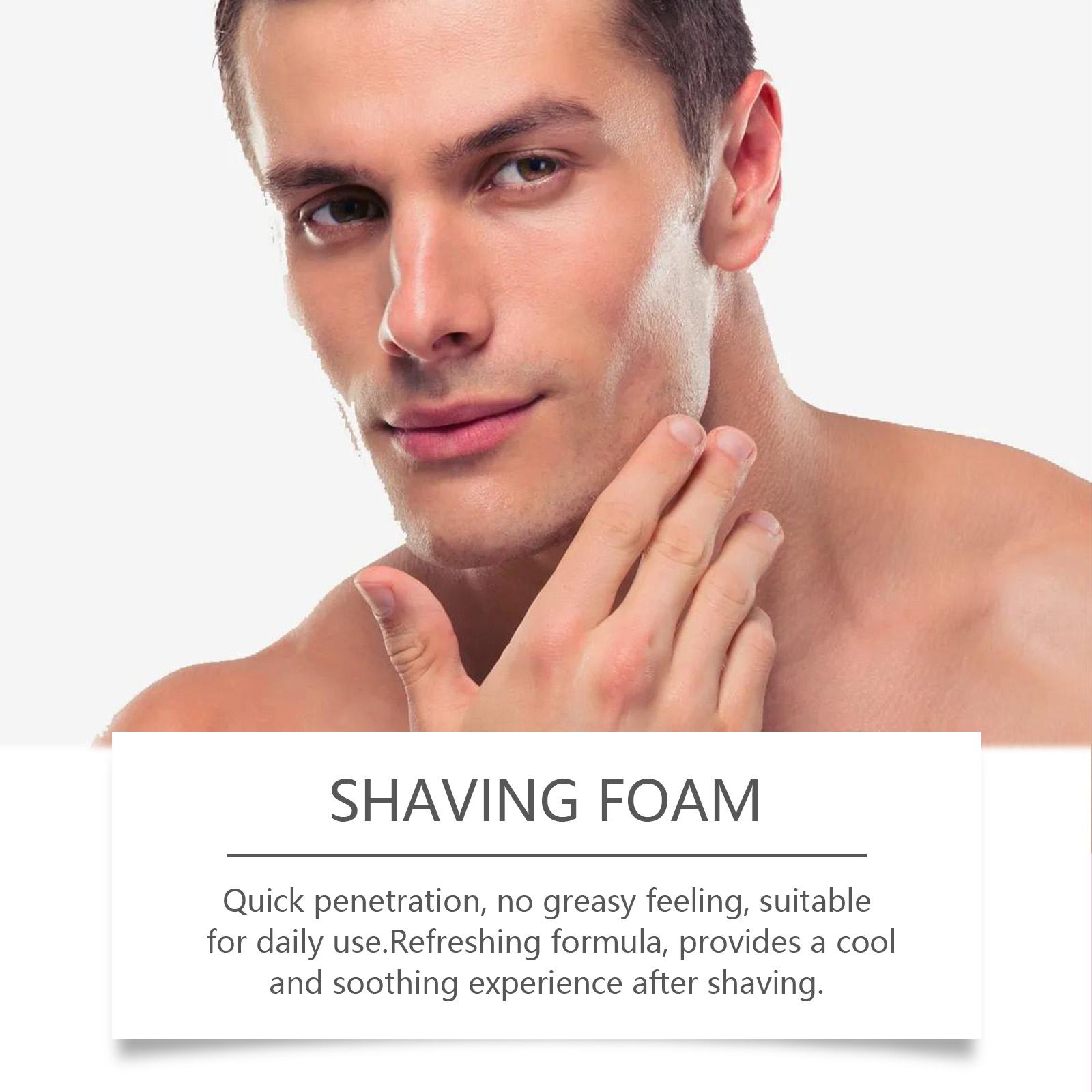 Mousse de Barba de Aloe de 50m - Shaving Cream avaliação e preço