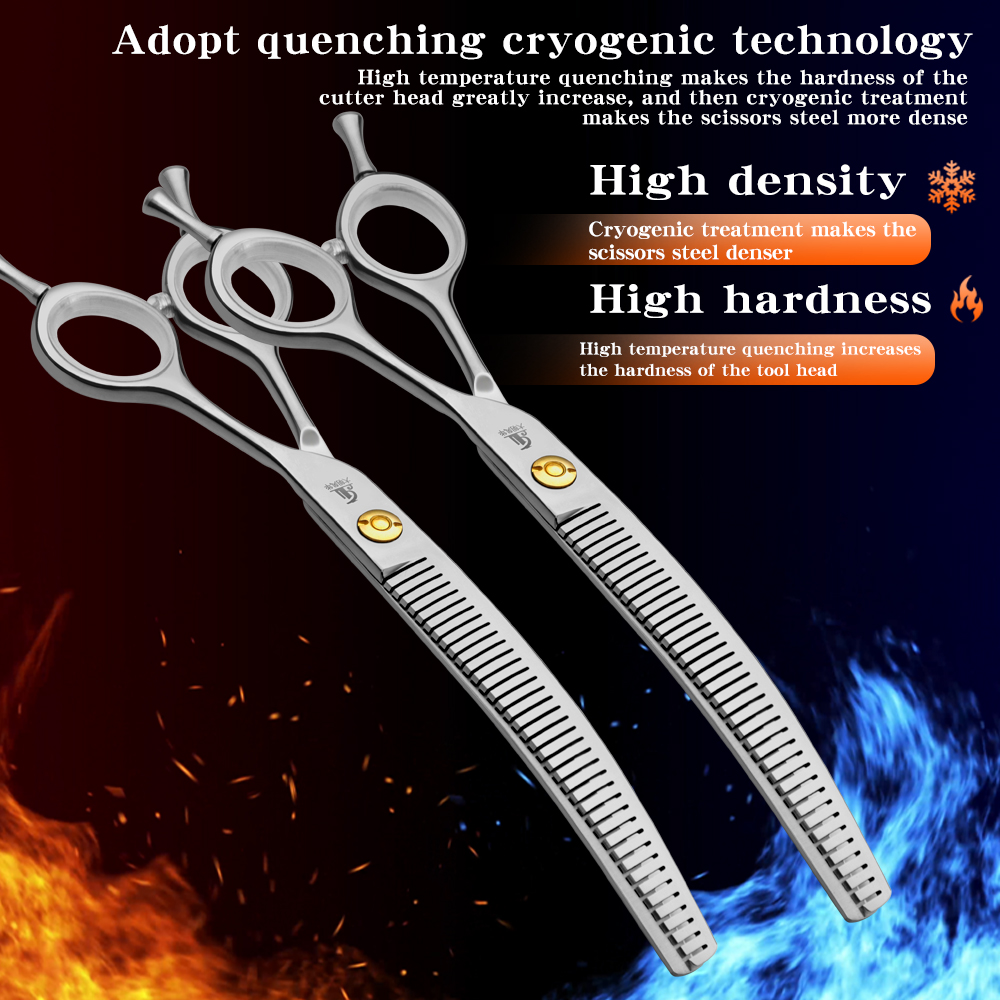Tesoura de dentes curvos para  - Grooming Scissors avaliação e preço