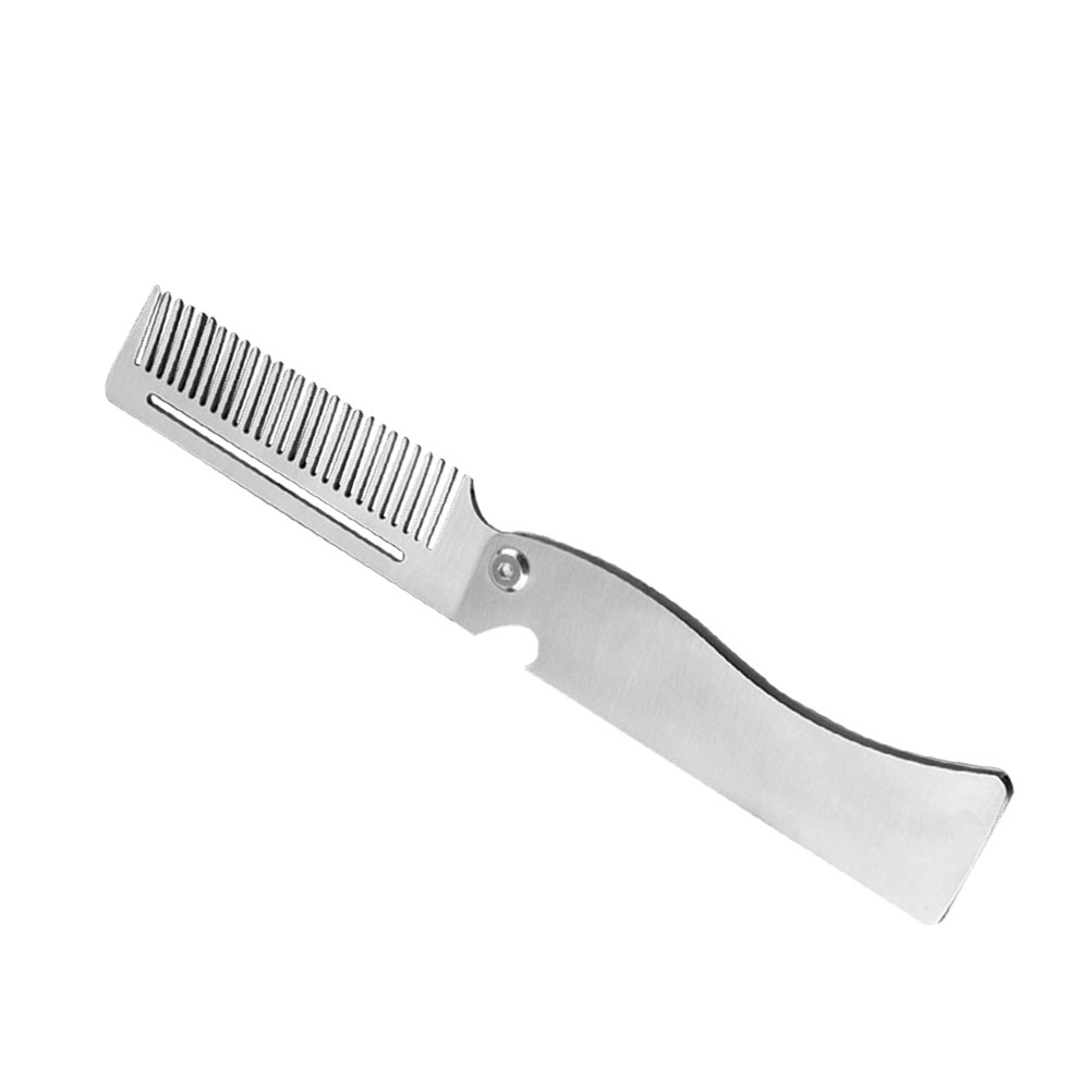 Pente de Cabelo Dobrável em Aç - Beard Oil avaliação e preço