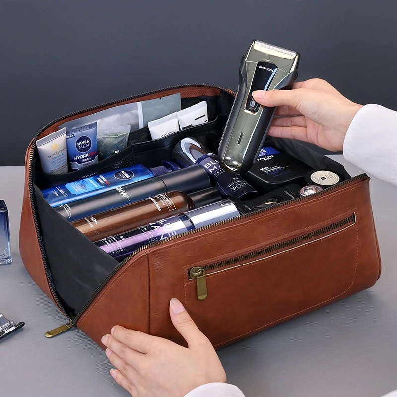 Bolsa de Maquiagem Vintage em  - Mens Grooming Travel Kit avaliação e preço