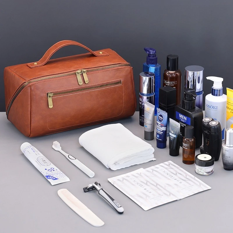 Bolsa de Maquiagem Vintage em  - Mens Grooming Travel Kit avaliação e preço