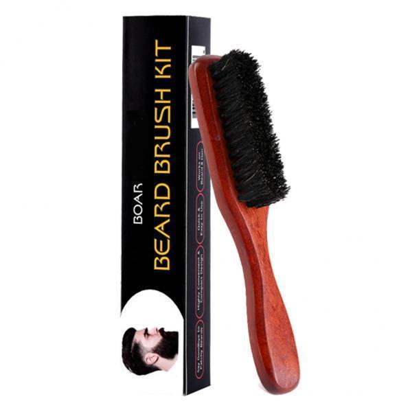 Escova de Barba de Madeira com - Mens Grooming Travel Kit avaliação e preço