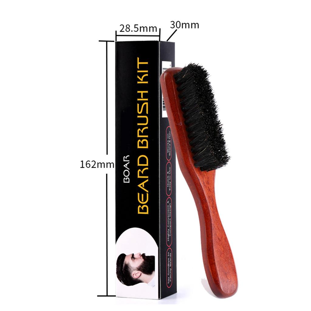 Escova de Barba de Madeira com - Mens Grooming Travel Kit avaliação e preço