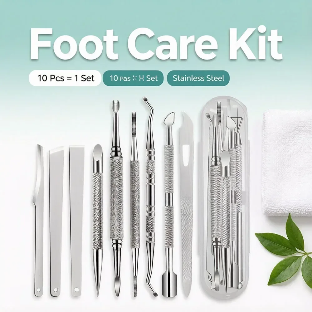 Kit de Lixa para Pés 10 Peças, - Mens Grooming Travel Kit avaliação e preço