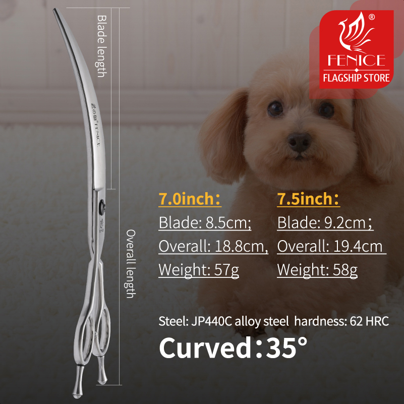 Fenice Super curvo Pet Groomin - Grooming Scissors avaliação e preço