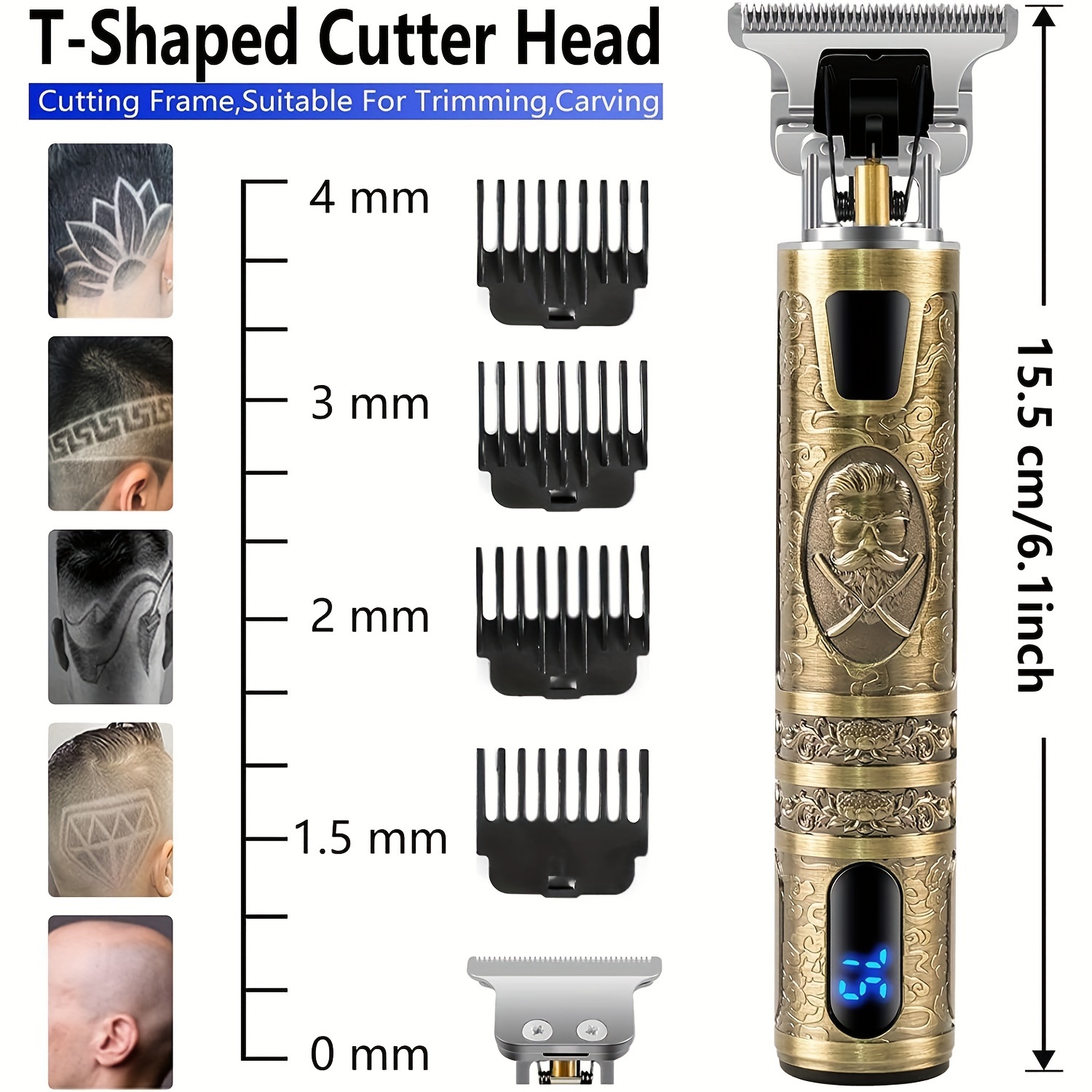 Máquina de cortar cabelo elétr - Beard Oil avaliação e preço