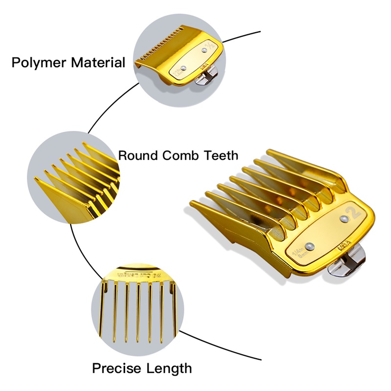 8 peças/conjunto de pentes gui - Hair Clipper avaliação e preço