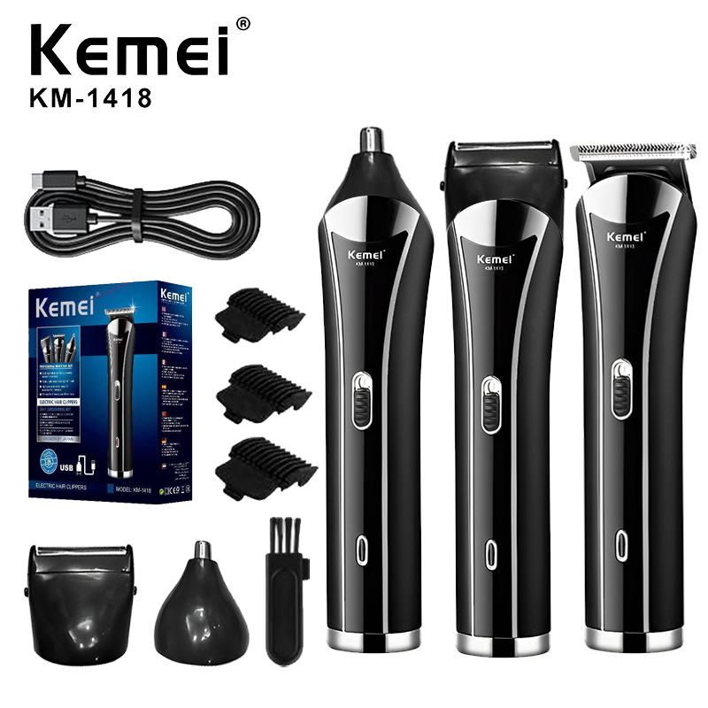 Kemei máquina de cortar cabelo - Electric Razor avaliação e preço