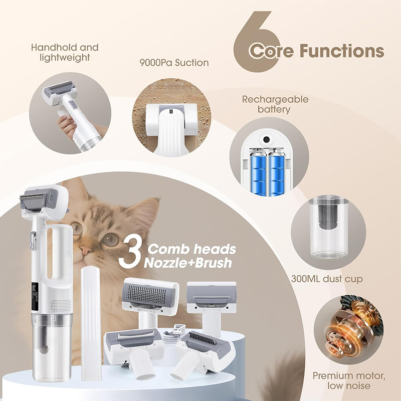 Kit de Aspirador de Pêlos Sem  - Grooming Kit avaliação e preço