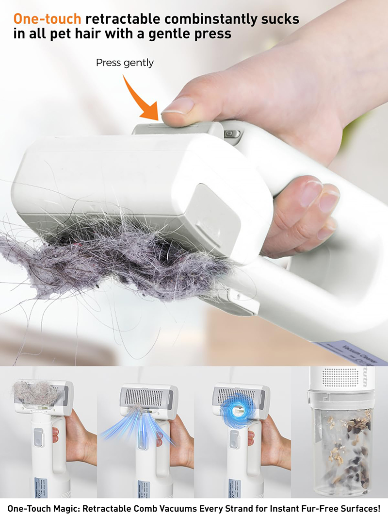 Kit de Aspirador de Pêlos Sem  - Grooming Kit avaliação e preço