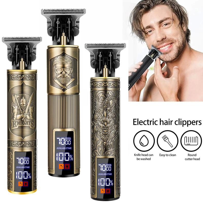 Aparador de Cabelo T9 Sem Fio  - Electric Shaver Rotary avaliação e preço